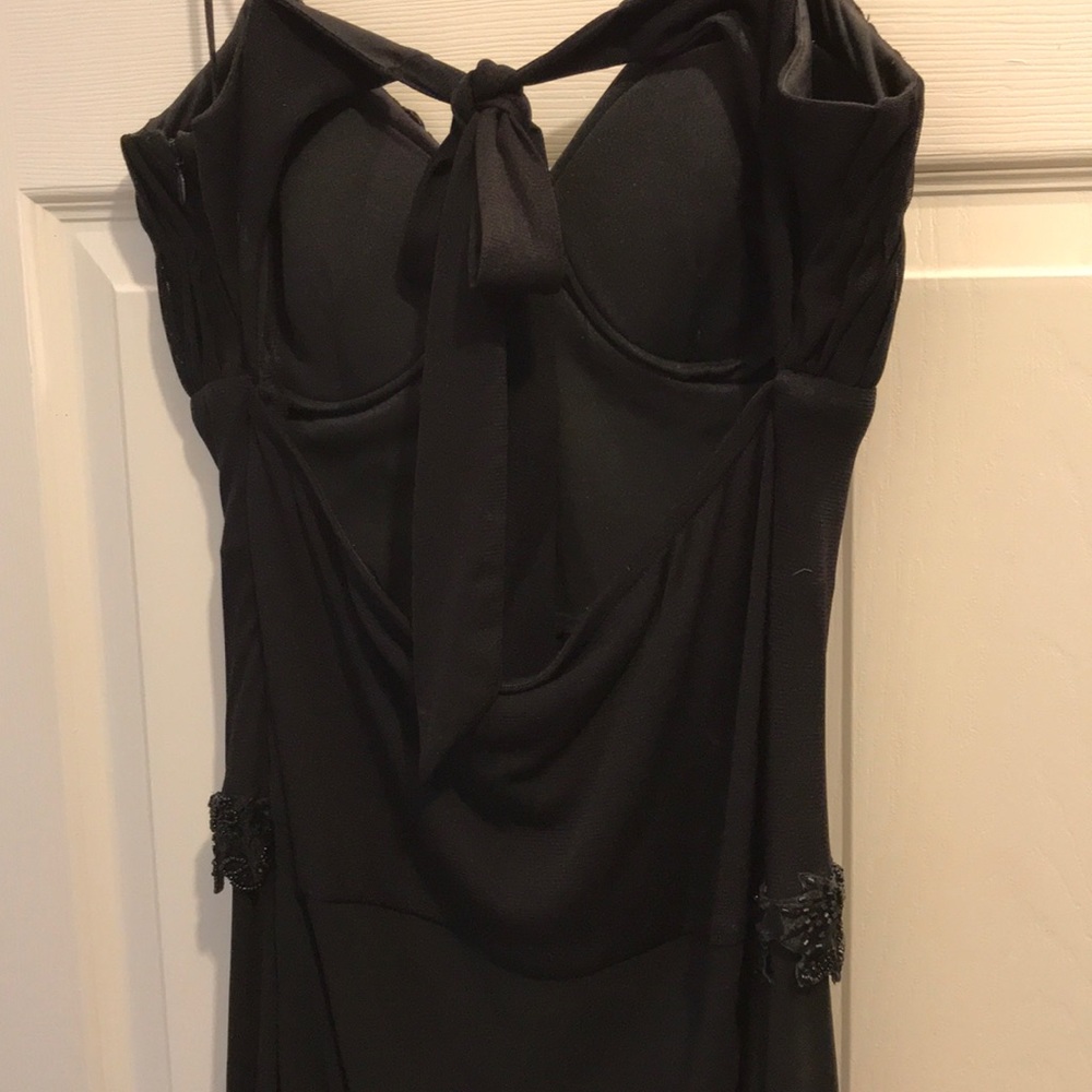 Black cocktail dress